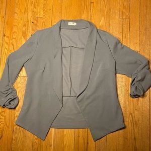 Gray blazer